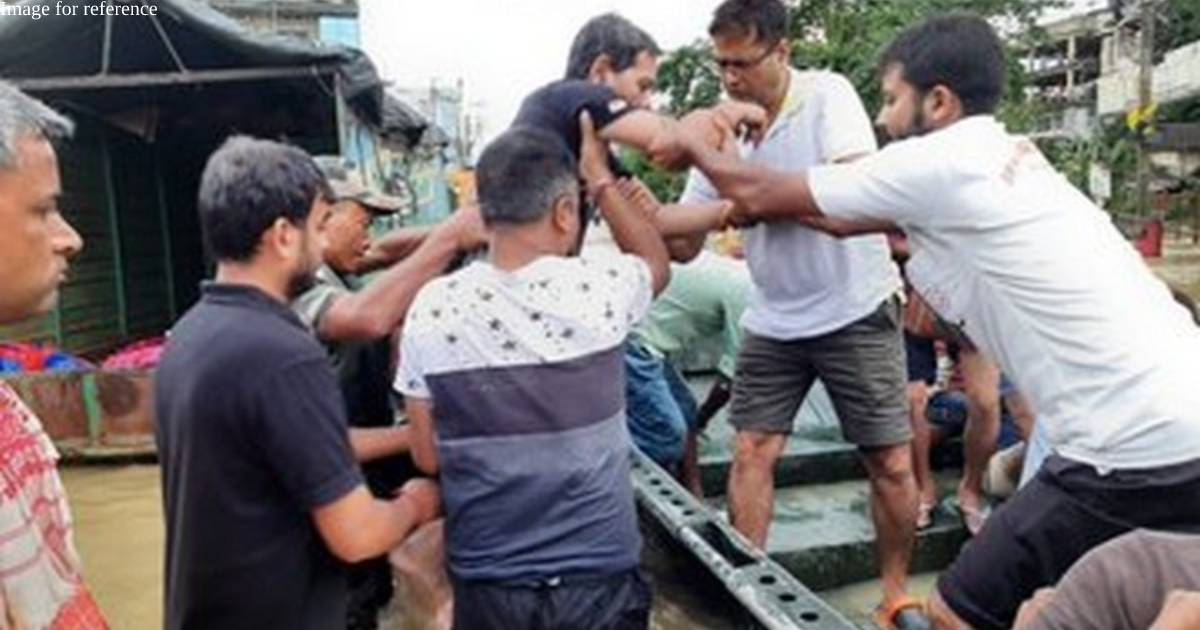 Army, NDRF, SDRF carry out rescue operations in flood-affected Assam's Cachar